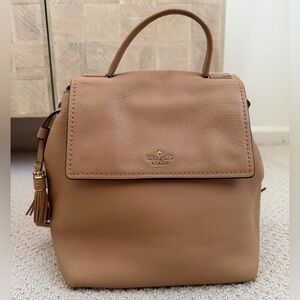 Kate Spade Tan/Blush Leather Backpack